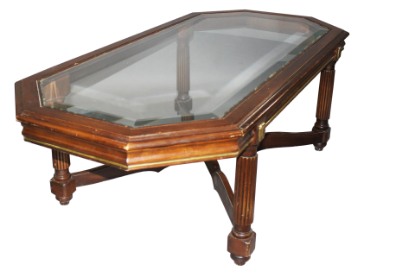 Picture of Wood/Glass Coffee Table