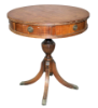 Picture of Brown Circle Pedestal Table