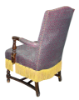 Picture of Purple Armchair with Fringe
