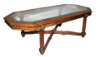 Picture of Wood/Glass Coffee Table