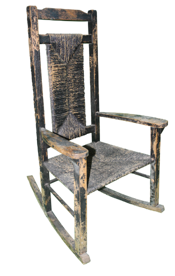 Picture of Distressed Rocking Chair