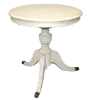 Picture of White Circle Pedestal Table